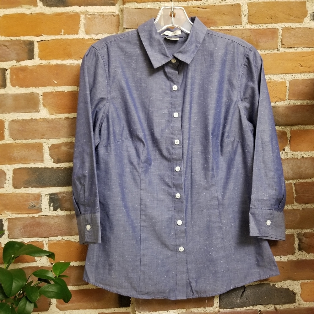 Van Heusen 3/4 length chambray